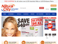 Tablet Screenshot of naturalcity.com.au